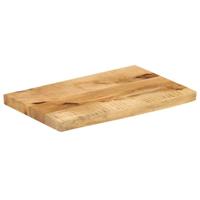 Tafelblad met natuurlijke rand 50x20x3,8 cm massief mangohout - thumbnail