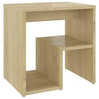 VidaXL Nachtkastje 40x30x40 cm bewerkt hout sonoma eikenkleurig - thumbnail