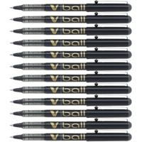 Pen Roller Pilot V Ball 0,7 mm Zwart (12 Stuks) - thumbnail
