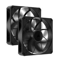 Corsair RS140 MAX Computer behuizing Ventilator 14 cm Zwart 2 stuk(s) - thumbnail