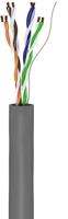 Goobay 68941 Netwerkkabel CAT 5e U/UTP 4 x 2 x 0.12 mm² Grijs 100 m - thumbnail