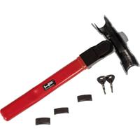 HP Autozubehör Rotary Lock Stuurvergrendeling, Diefstalbescherming Rood/zwart - thumbnail