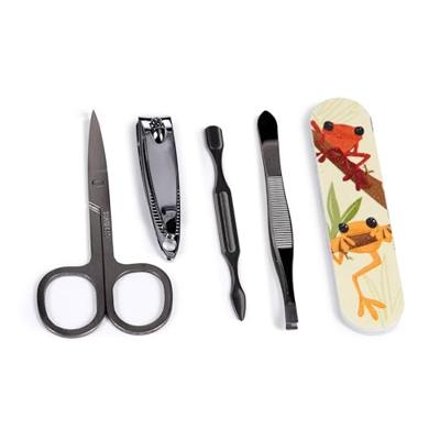 Tropische Kikkers 5-delige Manicureset met rits