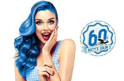 Hairgum Semi Permanent Color Sixty's Color Flash Blue 60ml