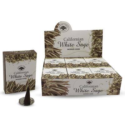 Green Tree Kegelwierook California white sage 10 Stuks