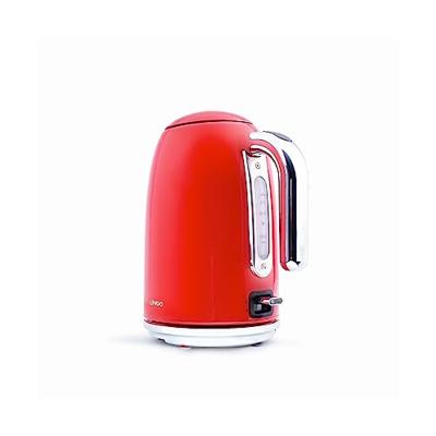 Retro waterkoker - LIVOO - DOD180R - 2200 W - 1,7 L - 360° draaibare voet - Rood