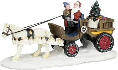 Santa on his sleigh l17b7h8 cm Luville - Luville
