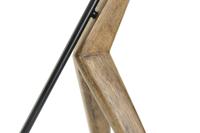 Bureaulamp DKD Home Decor Zwart Metaal Bruin Wit Ek 220 V 50 W 35 x 35 x 54 cm - thumbnail