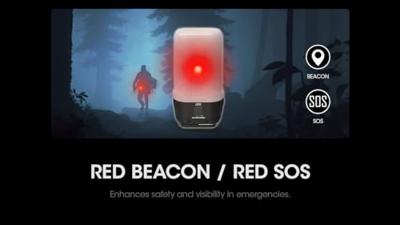 NiteCore NC-LR70 LR70 Campinglamp LED 3000 lm werkt op een accu 271 g Zwart NiteCore NC-LR70 LR70 Campinglamp LED 3000 lm werkt op een accu 271 g Zwart