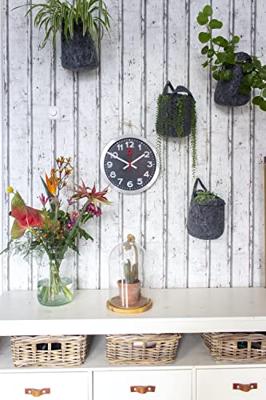 NeXtime NE-3999ARZW Wandklok Dia. 35 Cm, Geborsteld Aluminium, 'Station' NeXtime NE-3999ARZW Wandklok Dia. 35 Cm, Geborsteld Aluminium, 'Station'