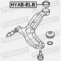 Draagarmrubber HYABELB - thumbnail