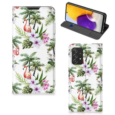 Samsung Galaxy A72 (5G/4G) | Hoesje maken | Flamingo Palms Samsung Galaxy A72 (5G/4G) | Hoesje maken | Flamingo Palms