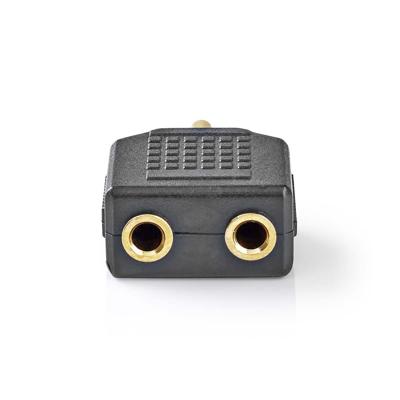 Nedis Stereo-Audioadapter | 3,5 mm Male | 2x 3,5 mm Female | 10 Stuks | 1 stuks - CAGP22945BKG CAGP22945BKG - thumbnail
