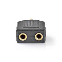 Stereo Audioadapter | 3,5 mm male - 2x 3,5 mm female | 10 stuks | Zwart [CAGP22945BKG] - thumbnail