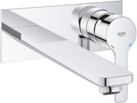 GROHE Lineare New waterbesparende afbouwdeel inbouw wandkraan L-size met uitloop 20.7cm chroom 23444001 - thumbnail