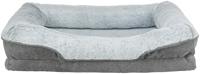 Trixie vital hondenmand lino hoekig grijs / lichtgrijs - thumbnail