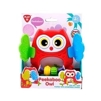 Play peekaboo uil rammelaar rood