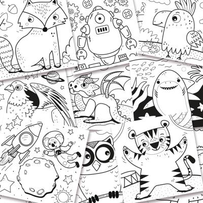 SES magische pailletten kleurboek