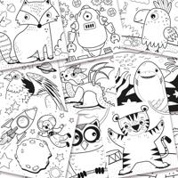 SES magische pailletten kleurboek - thumbnail