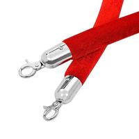 3-delige VIP afzetpalenset roestvrij staal zilverkleurig - thumbnail