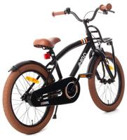 AMIGO 2Cool 18 Inch Jongens Terugtraprem Zwart - thumbnail