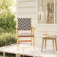 Tuinstoelen 2 st massief acaciahout - thumbnail
