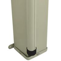 VidaXL Tuinscherm uittrekbaar 140x300 cm zwart - thumbnail