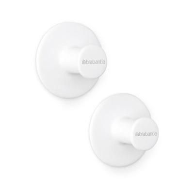 Brabantia ReNew handdoekhaakjes 2 stuks wit