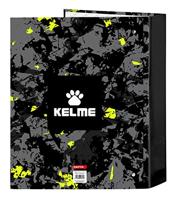 Ringmap Kelme Jungle Zwart Grijs Limoen A4 (27 x 33 x 6 cm) - thumbnail