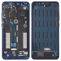 Middelste Frame omlijsting met Zijtoetsen voor Xiaomi Mi 8 Lite (blauw) - thumbnail
