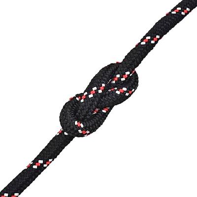 VidaXL Boot touw 14 mm 50 m polypropyleen zwart VidaXL Boot touw 14 mm 50 m polypropyleen zwart