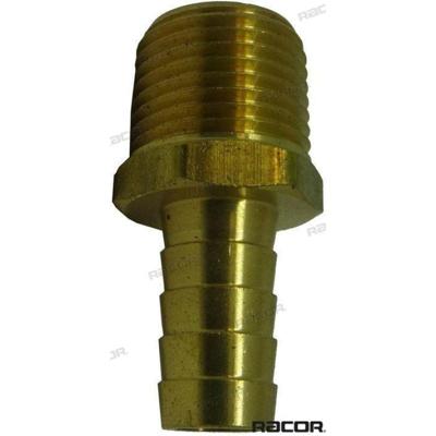 BRA125-1/2X1/2 - SLANGFITTING 1/2X1/2
