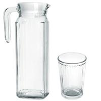Set kruik en glazen Excellent Houseware ye9000500 200 ml 1,1 L 5 Onderdelen - thumbnail
