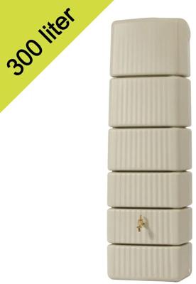 Garantia Slim regenton 300 liter beige Garantia Slim regenton 300 liter beige