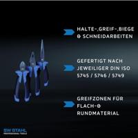 SW STAHL Pliers set, 3-piece sw steel - thumbnail
