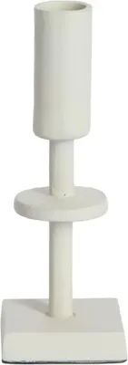 Light & Living kandelaar metaal kabira 6x6x17cm crème