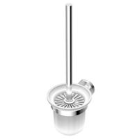 Ideal Standard Iom closetborstelgarnituur wandmodel met glazen kom mat chroom a9119aa - thumbnail