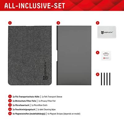 DISPLEX Privacy Safe Privacyfolie Laptop 39,6 cm (15,6) Beeldverhouding: 16:9 01763 Universal