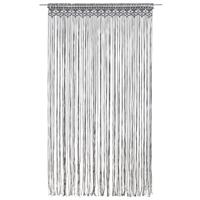 Gordijn macram 140x240 cm katoen antraciet - thumbnail