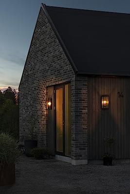 KonstSmide Landelijke muurlampCarpi zwart met goud - 7349-758 - thumbnail