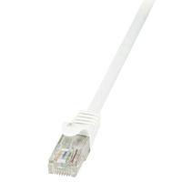LogiLink CP2031U RJ45 Netwerkkabel, patchkabel CAT 6 U/UTP 1.00 m Wit Snagless 1 stuk(s) - thumbnail