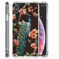 Apple iPhone X | Xs Case Anti-shock Pauw met Bloemen - thumbnail