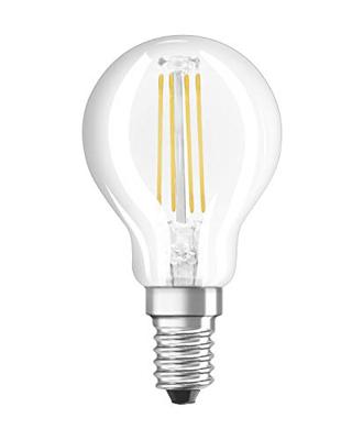 OSRAM HOMELIGHTING 4058075090668 LED-lamp Energielabel E (A - G) E14 Kogel 4 W = 40 W Warmwit (Ø x l) 45 mm x 84 mm Filament / Retro-LED 5 stuk(s)