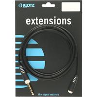 AS-EX60600 Verlengkabel TRS 6,3mm male naar 3,5mm female 6m - thumbnail