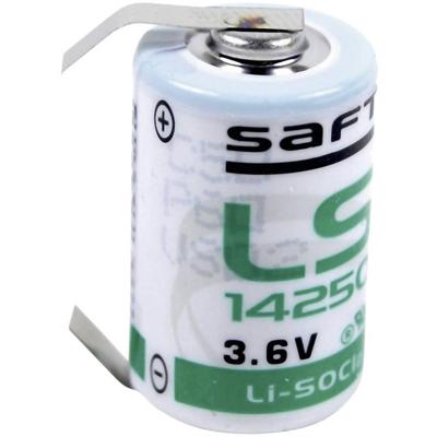 Saft LS 14250 CLG Speciale batterij 1/2 AA U-soldeerlip Lithium 3.6 V 1200 mAh 1 stuk(s) Saft LS 14250 CLG Speciale batterij 1/2 AA U-soldeerlip Lithium 3.6 V 1200 mAh 1 stuk(s)