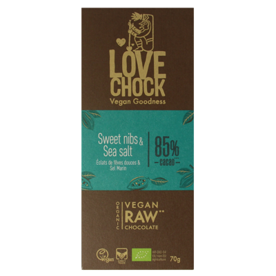 Lovechock Sweet Nibs & Sea Salt Tablet