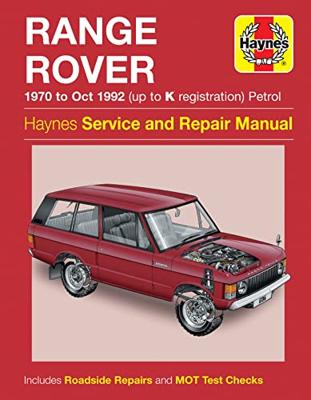 Haynes Werkplaatshandboek Range Rover V8 benzine (1970-Oct 1992) 0606