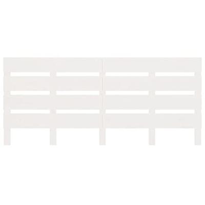 Bedframe zonder matras massief grenenhout wit 120x200 cm