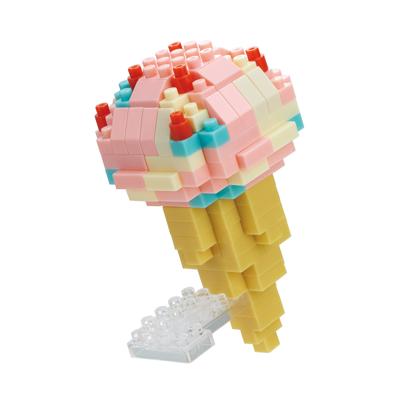Nano Block Bouwset Icecream - 140st. Nano Block Bouwset Icecream - 140st.