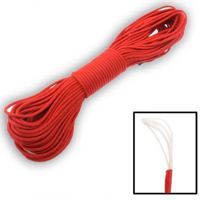 100m 7 Core Durable Army Paratroopers Rope Rescue Survival Tent Rope(rood)